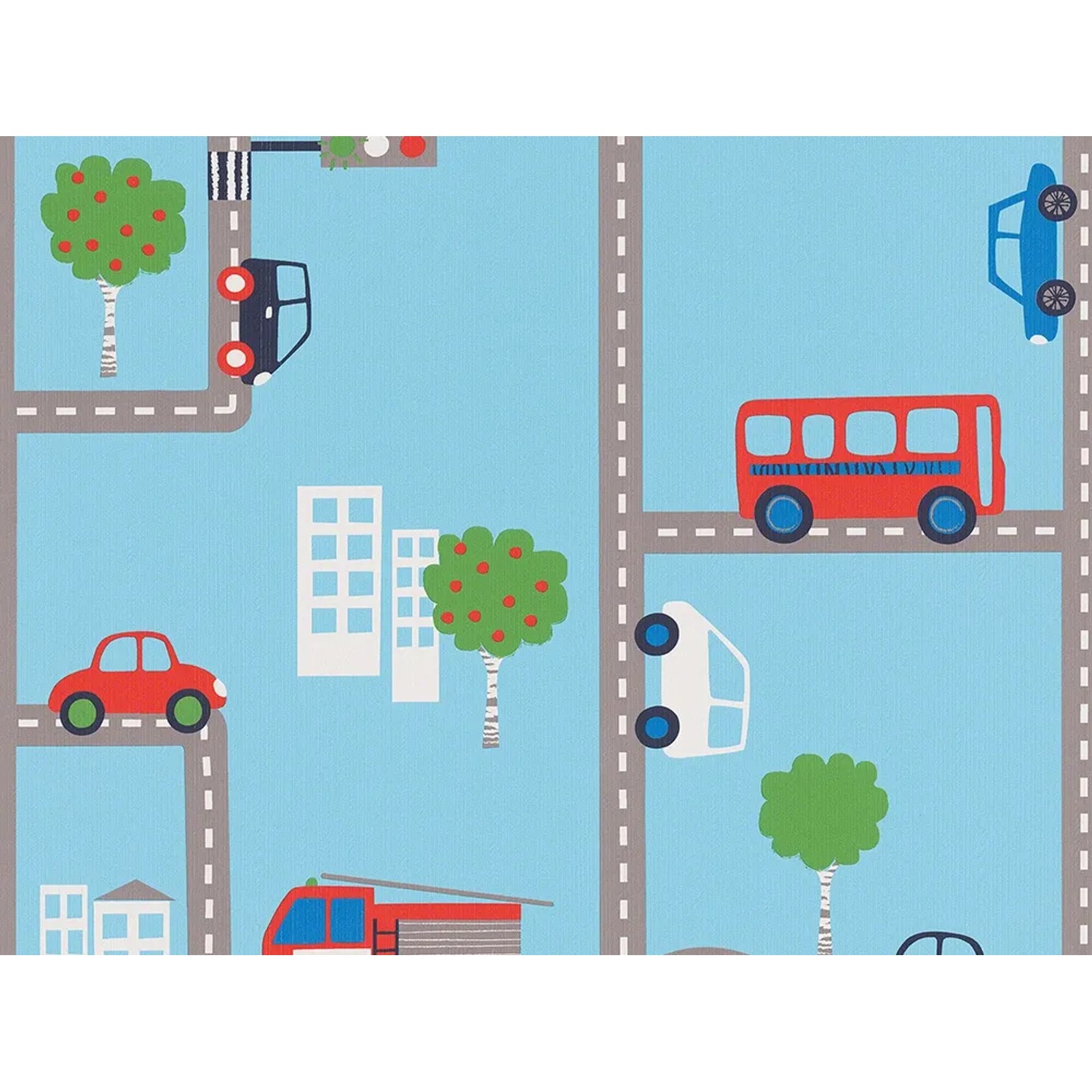 A.S. Creation Papiertapete Boys & Girls 5 Straße Blau FSC®