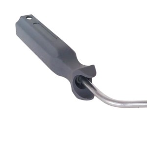 DD Composite Langrillen Entlüftungsroller mit V-Kerben, 21x70mm, Detailansicht des Griffs.