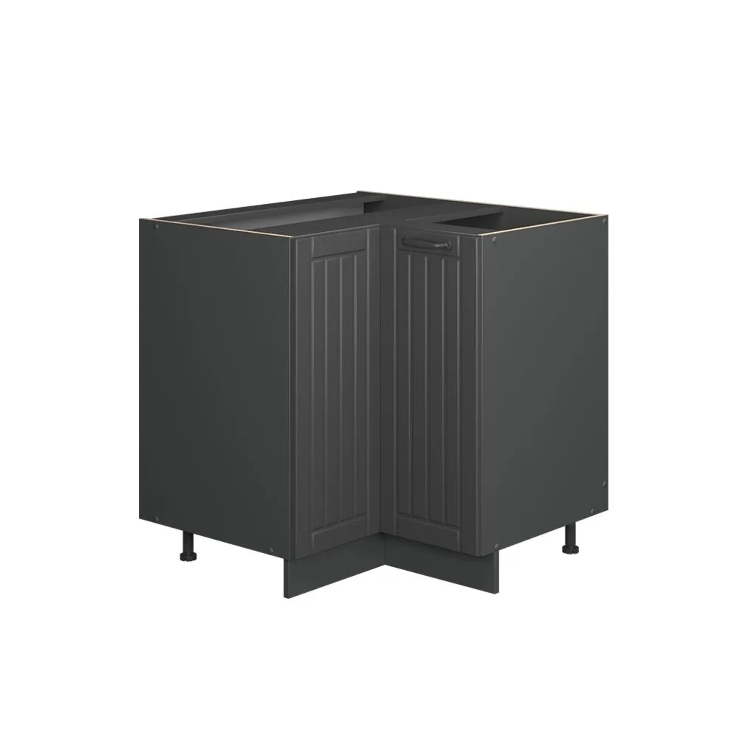 Vicco Eckunterschrank Fame-Line DunkelGrau 81 x 82 AP Marmor Art Nr 57180