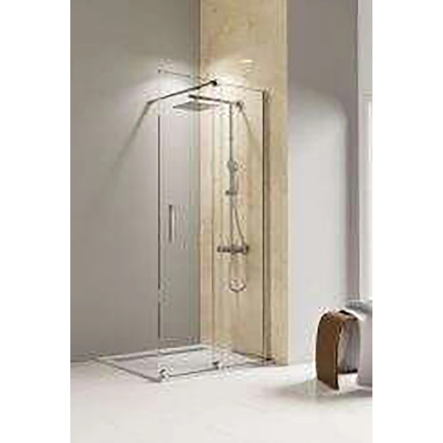 Schulte Walk-In Dusche mit Schiebetür Toura Türanschlag rechts 120 x 200 cm