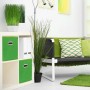 Relaxdays Aufbewahrungsbox Stoff Weiß Faltbar 2er Set 30 cm x 30 cm x 30 cm_5