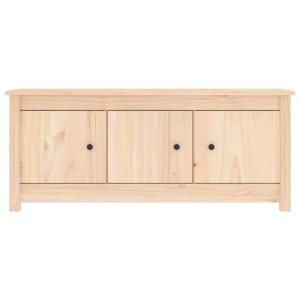vidaXL Schuhschrank 110x38x45,5 cm Massivholz Kiefer 814599
