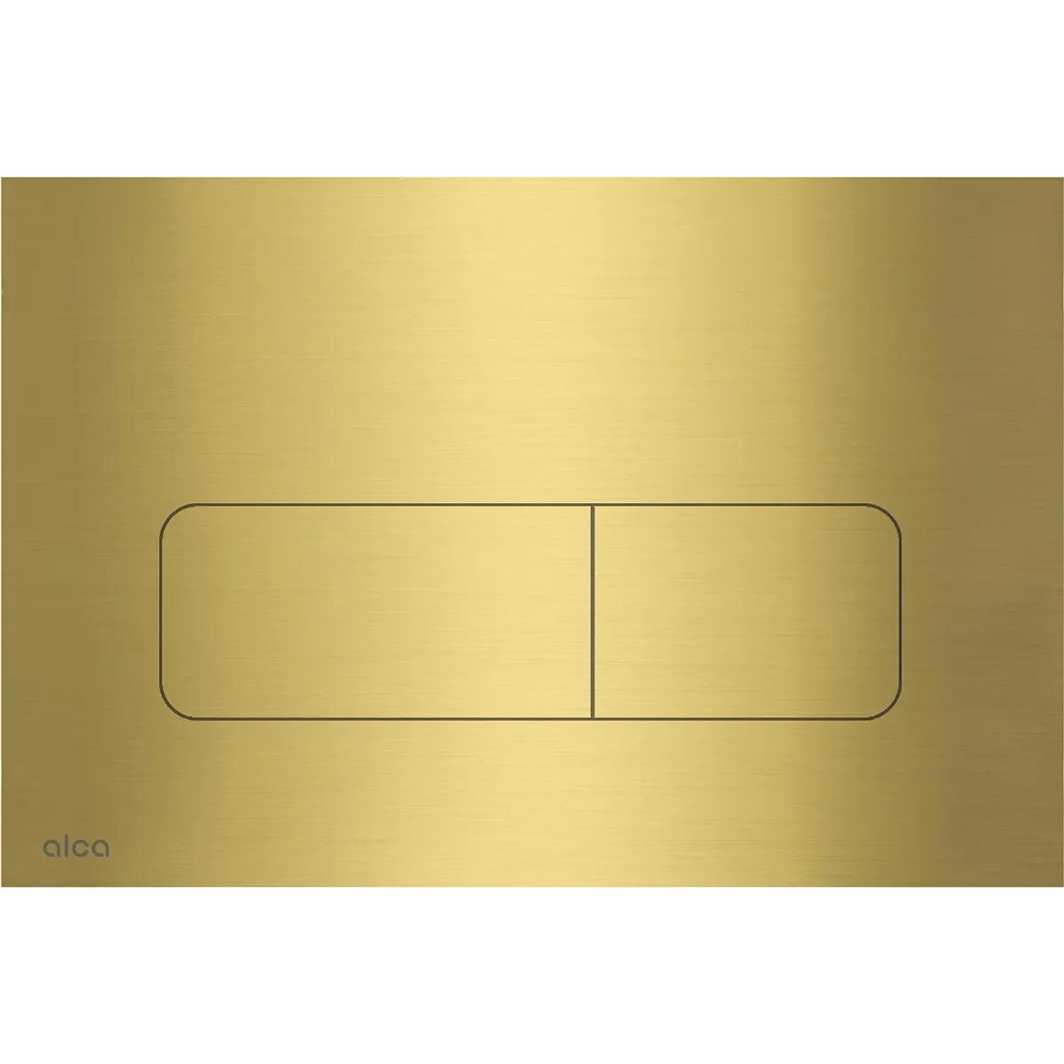 Alcadrain WC-Betätigungsplatte MOON-BRASS Messing, Edelstahl