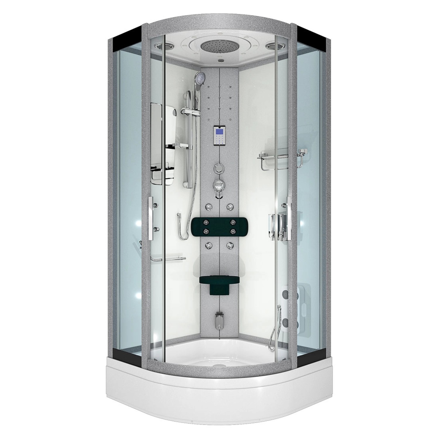 AcquaVapore Dampfdusche Duschtempel Sauna Dusche Duschkabine D46-50T2-EC 90 günstig online kaufen