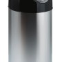 PROREGAL Abfallbehälter aus Edelstahl mit Pushdeckel, 40 Liter.