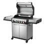 Enders Gasgrill Monroe Pro 4 SIKR Turbo mit Seitenkocher und Infrarot-Backburner.