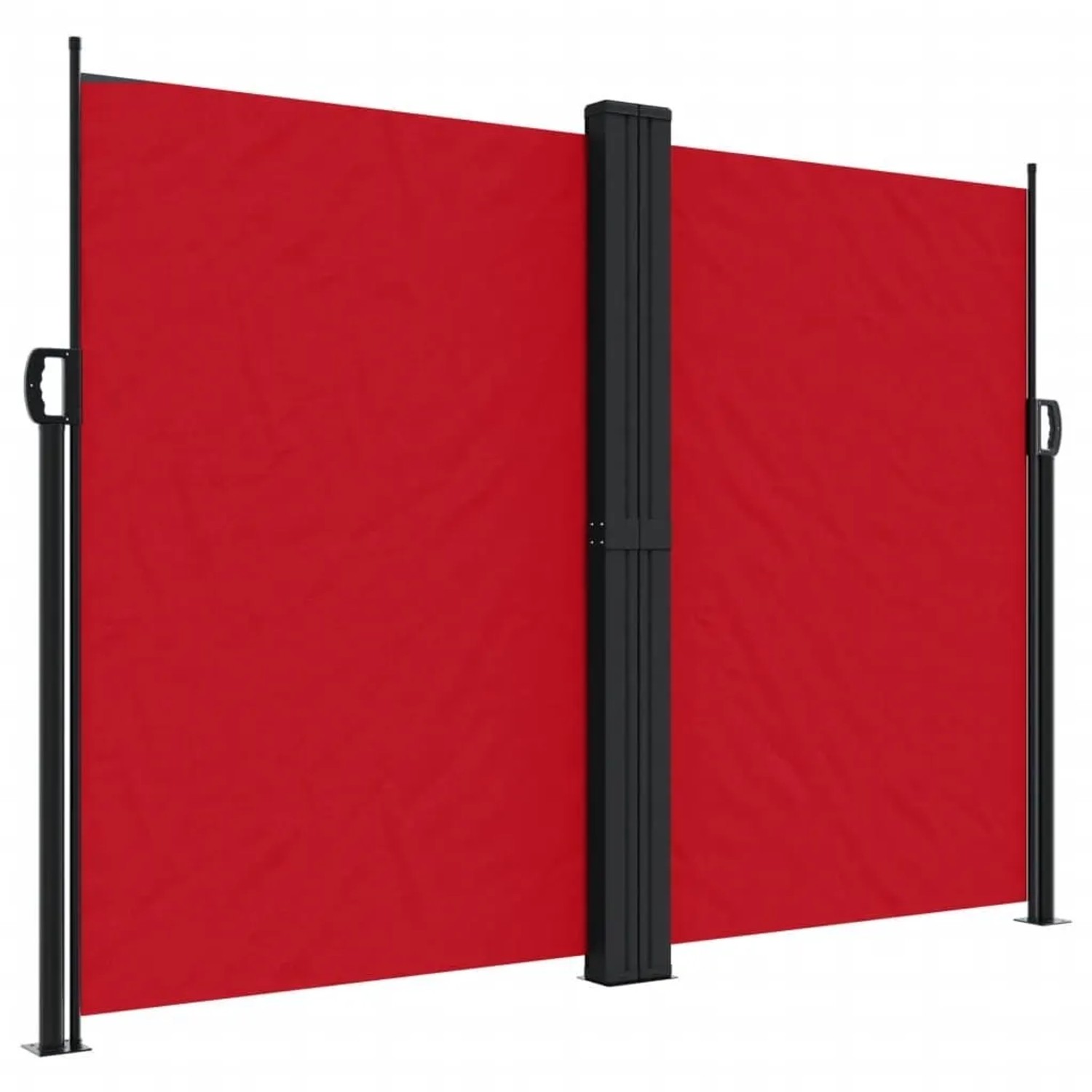 vidaXL Seitenmarkise Ausziehbar Rot 180x1200 cm 4004837