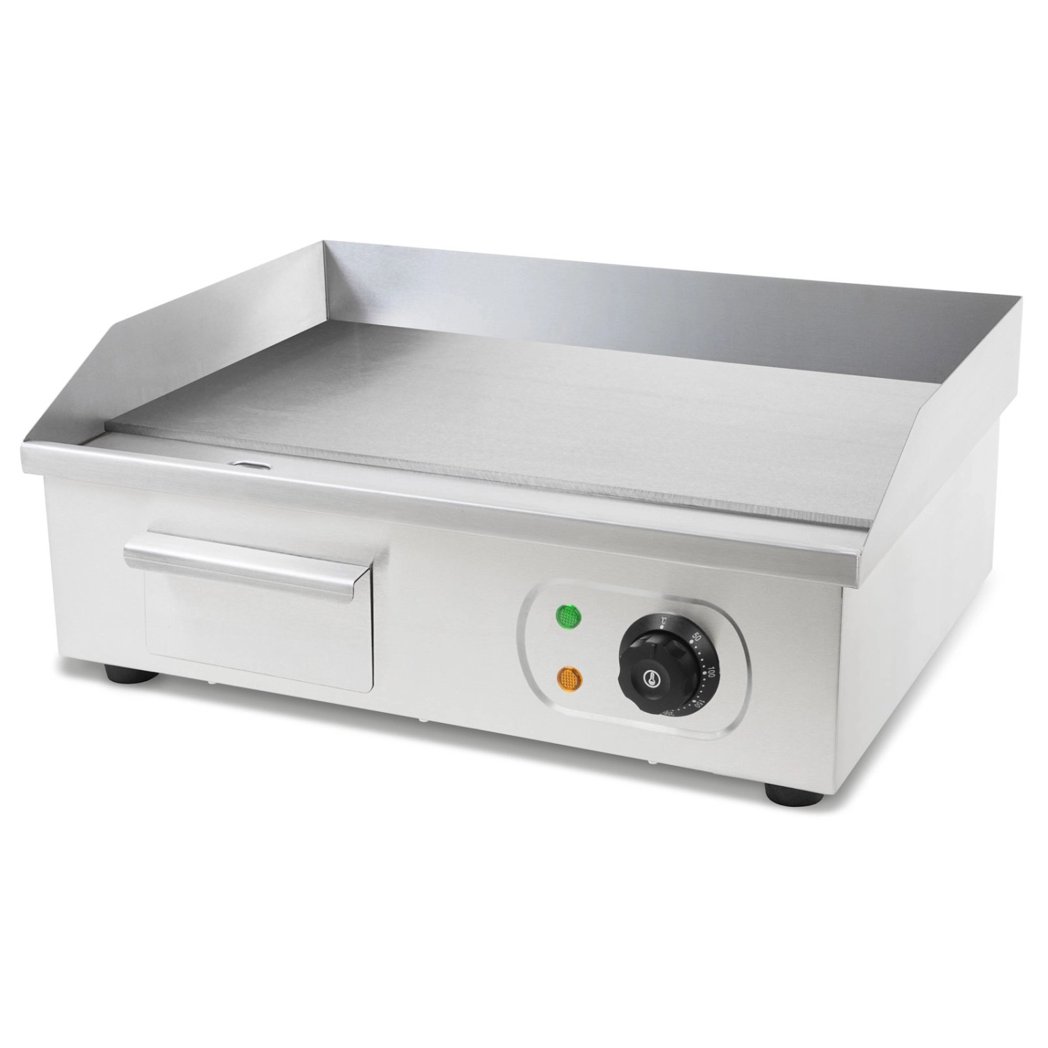 VERTES Grillplatte Plancha Grill 3000W Grillfläche Glatt 55x35cm bis 300 Gr günstig online kaufen