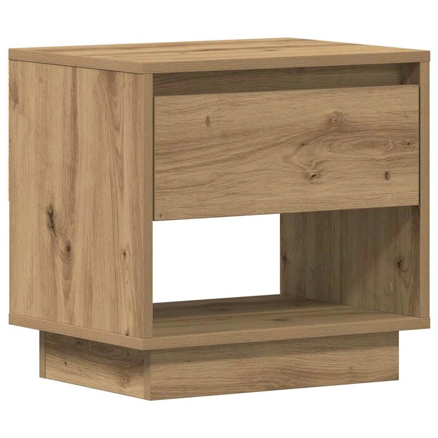 vidaXL Nachttisch Eiche Handwerklich 45 x 34 x 44 cm Holzwerkstoff 863335 günstig online kaufen