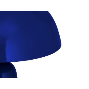 Vente-unique Tischlampe Larkin Blau 39 cm