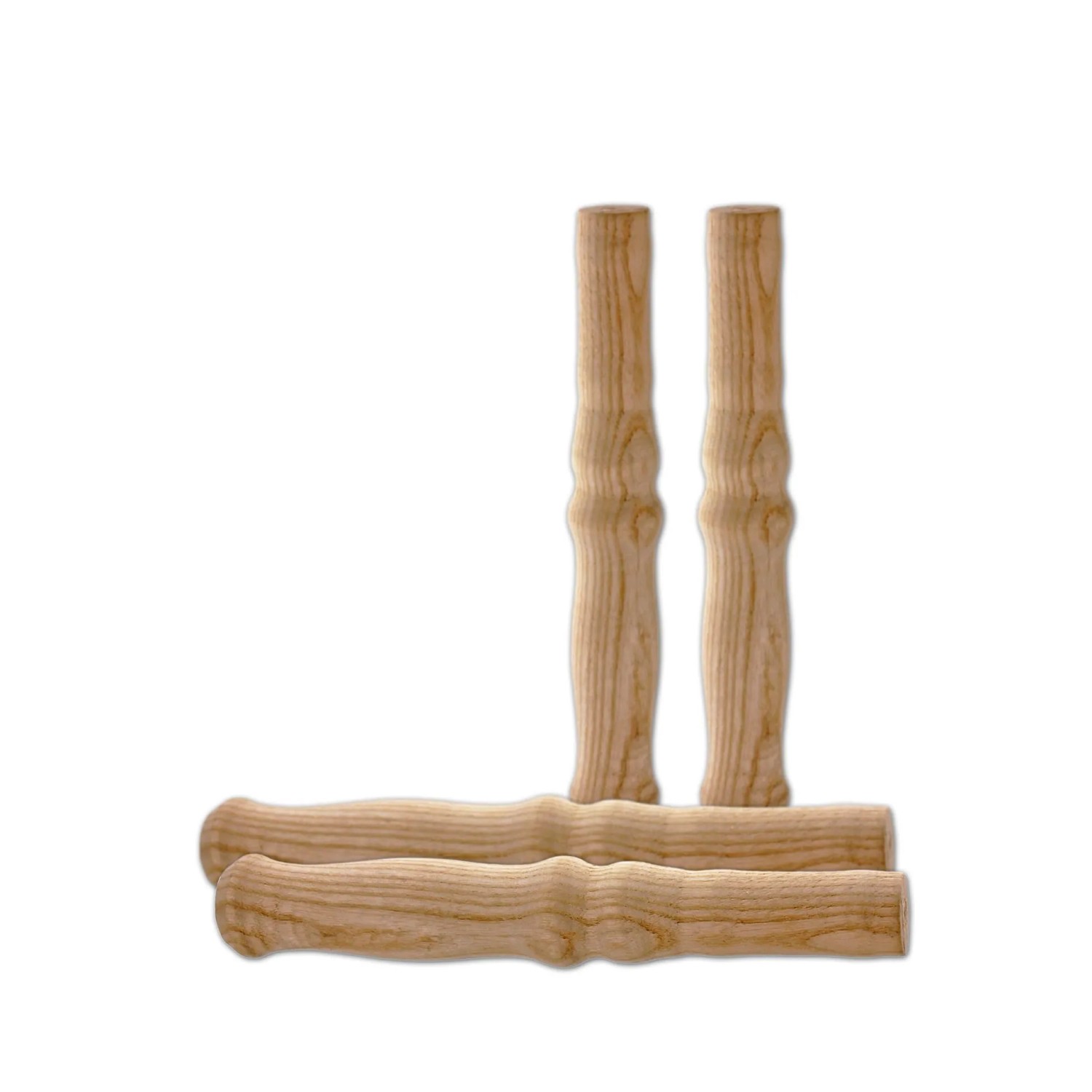 BigDean 4 XXL Holzgriffe für Schiebkarre Schubkarre ca 23.5 cm Lang 2.5 cm Durchmesser Hochwertig Flexibel Bereichernd Ideal für Fast Jede Schubkarre