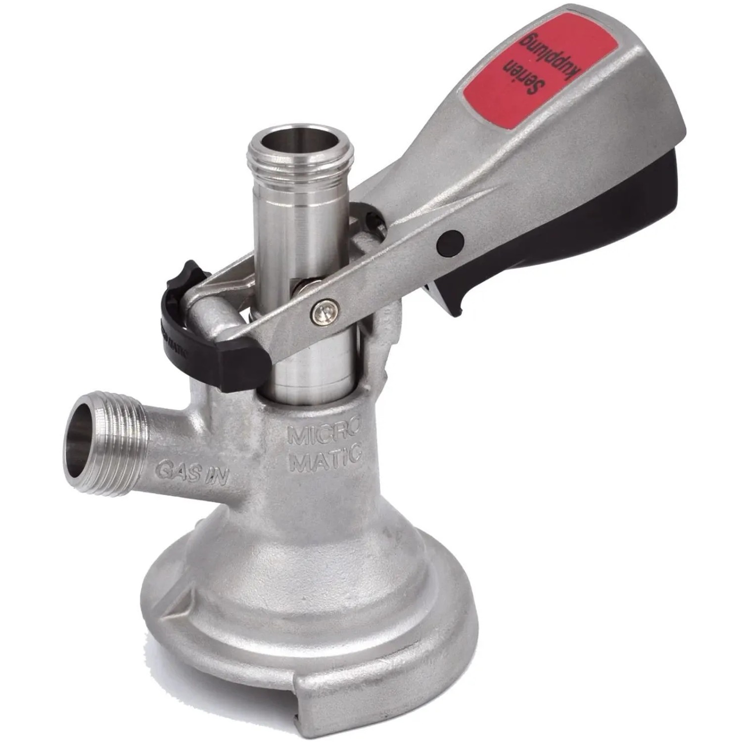 Ich-Zapfe Flach-Zapfkopf Micro-Matic Keg-Anschluss Reihenschaltung Cns