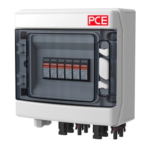 PCE Kleinverteiler PV-Box Sol-Line DC2-MC-TYP 1+2 IP65 für PV-Anlagen.