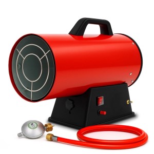 EBERTH Gasheizgebläse 30 kW Direkt Heizkanone Gas Luftdurchsatz 650 m³/h