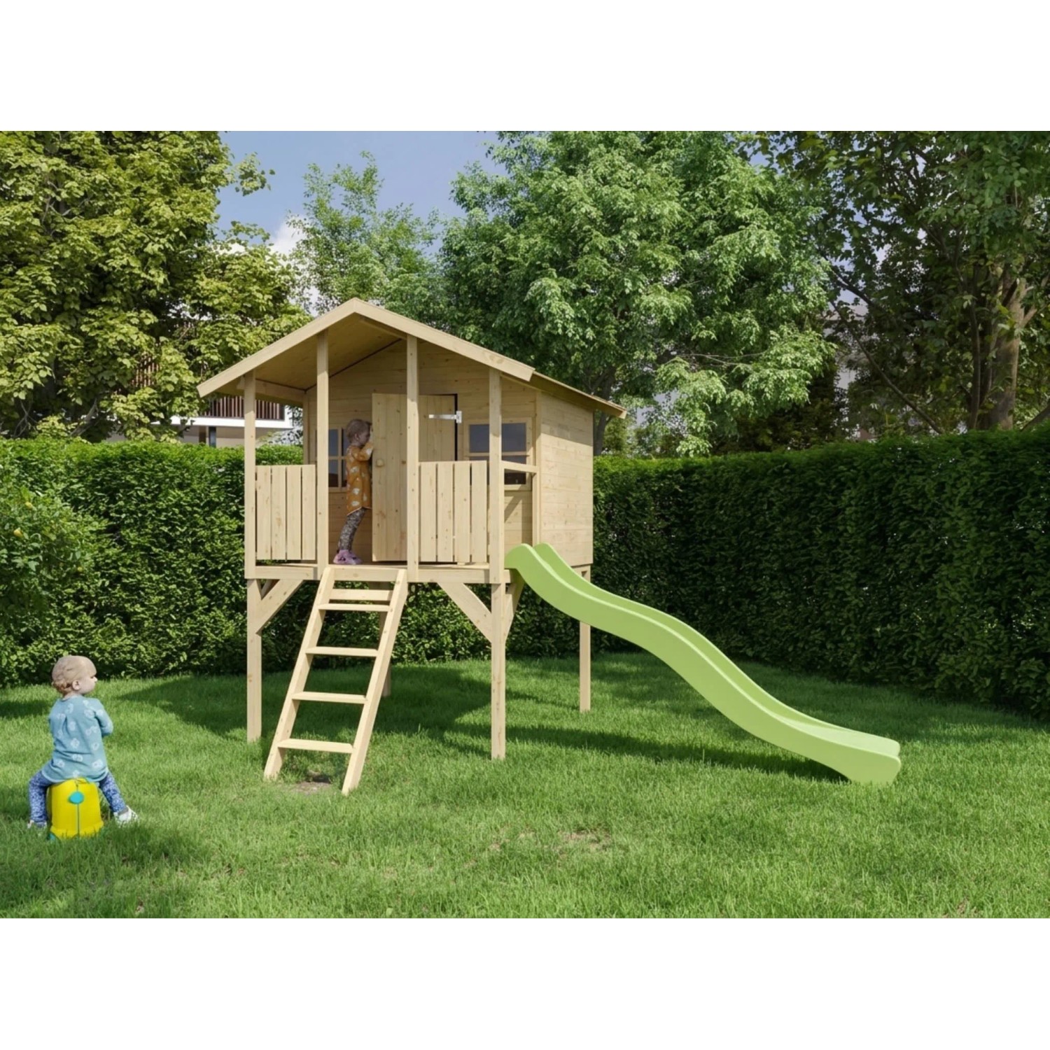 Belladoor Stelzenhaus Toby Inklusive Rutsche