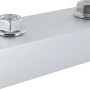 Detailaufnahme des Schwaiger Dachziegel Montage-Sets für PV-Module.