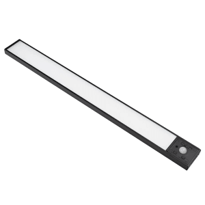 LUXULA LED Unterbauleuchte Akku CCT Warm -Kaltweiß Dimmbar Magnetische Schrankleuchte mit Bewegungsmelder Kabellos Küchenleiste Schwarz 40cm USB-C