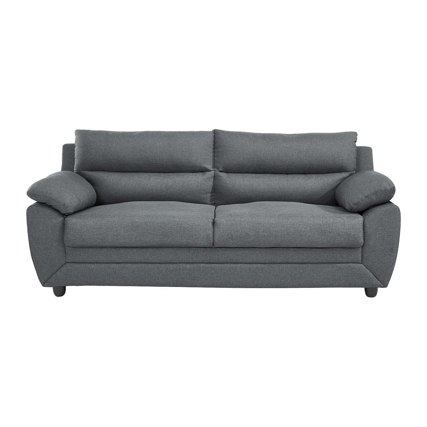 Vente-unique Sofa Ohne Schlafmöglichkeit Manoa Anthrazitgrau 201 cm