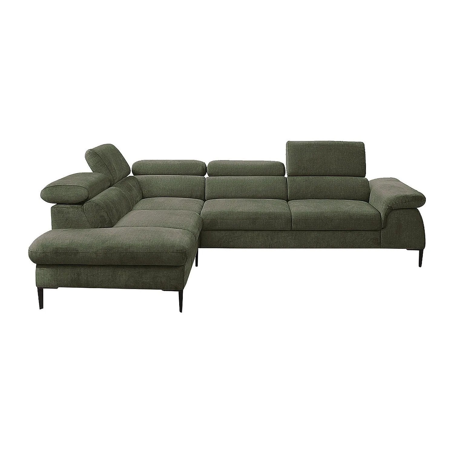 Vente-unique Schlafsofa Sepina Grün 280 cm
