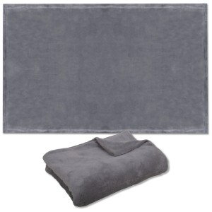 Bestlivings Tierdecke Katzendecke Mikrofaser 90x140cm, Steingrau, ideal für Katzen und kleine Hunde.