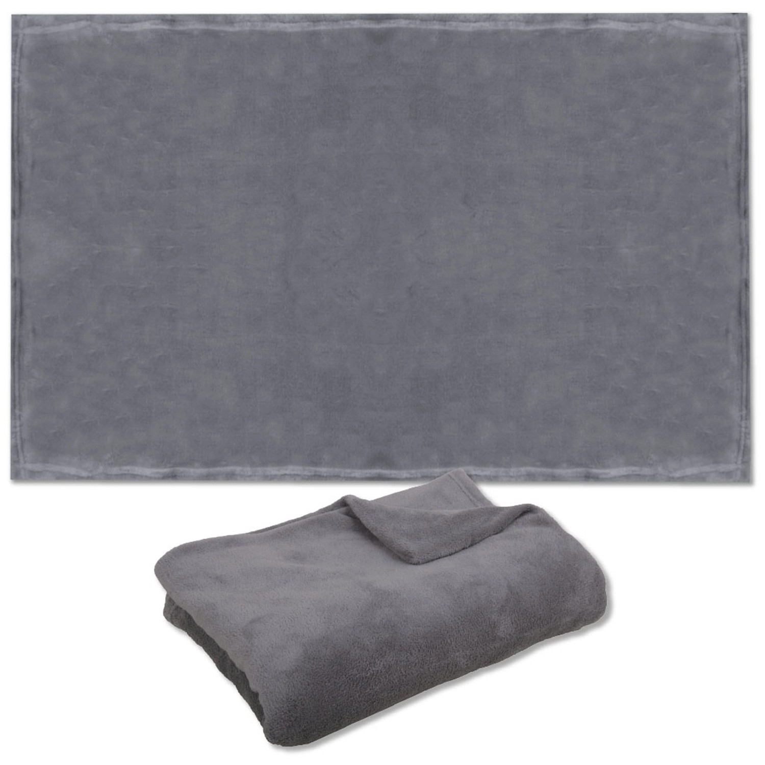 Bestlivings Tierdecke Katzendecke Mikrofaser 90x140cm, Steingrau, ideal für Katzen und kleine Hunde.