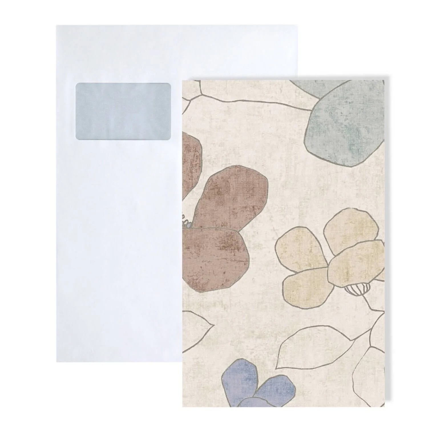 PROFHOME S-791473-GU DIN A4 Muster der Floralen Tapete 1 Musterstück