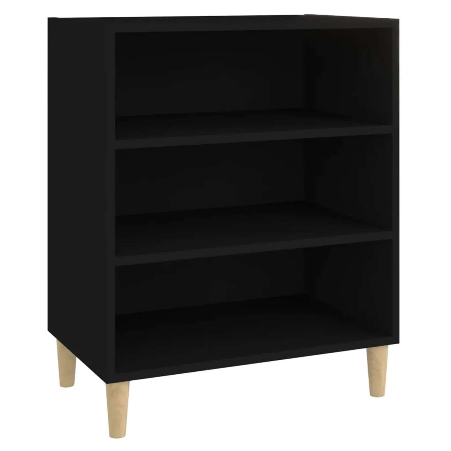 vidaXL Sideboard Schwarz 57x35x70 cm Holzwerkstoff 806050
