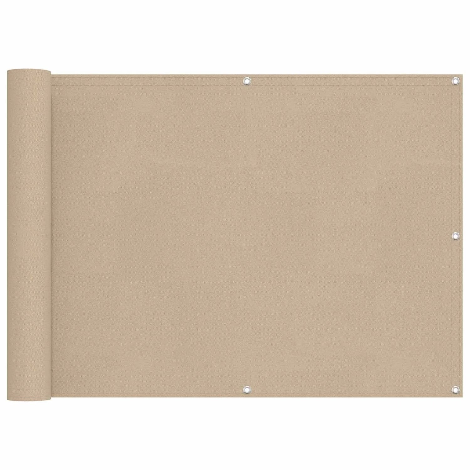 vidaXL Balkonsichtschutz Beige 75 x 200 cm 42030675