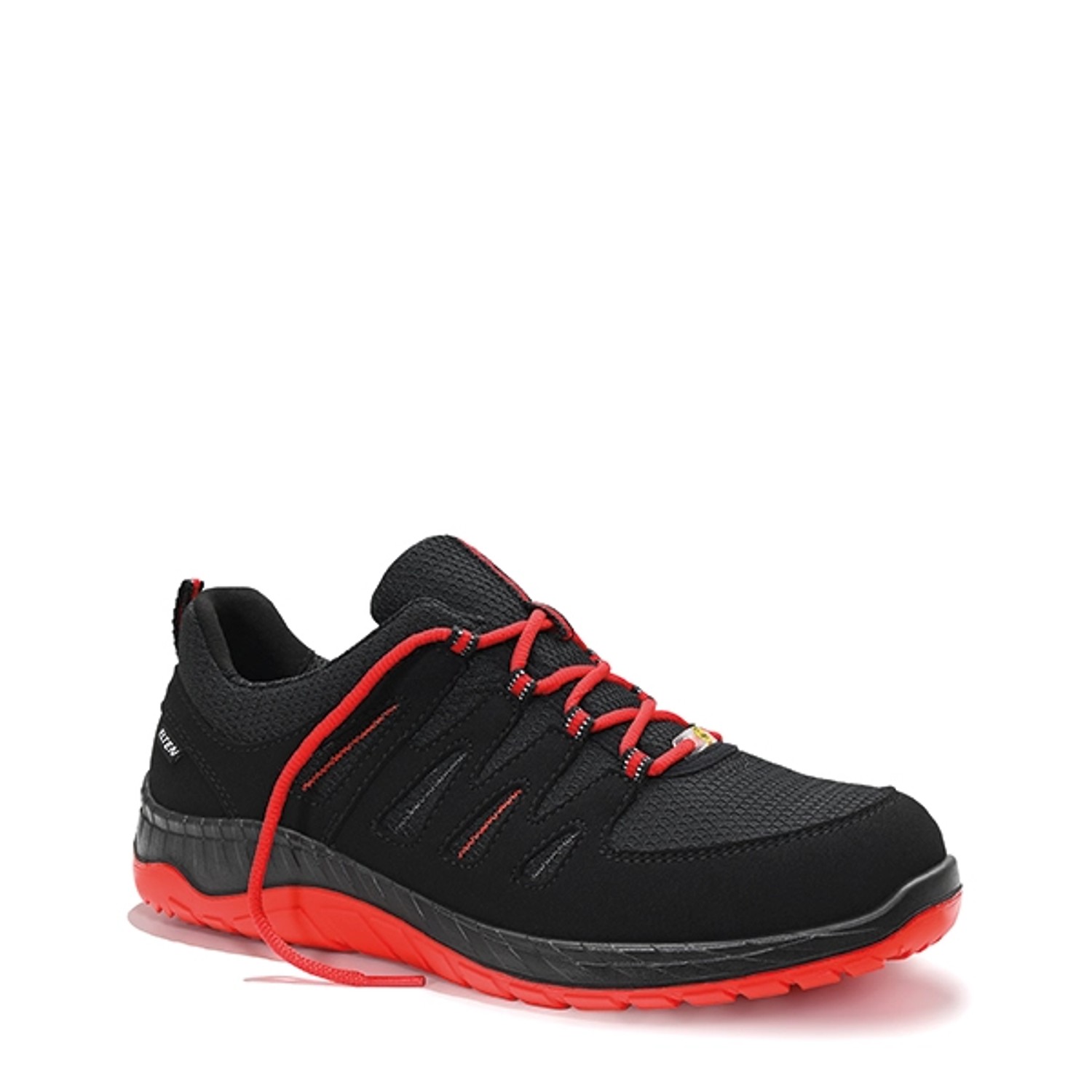 Elten Sicherheitshalbschuh Maddox Black-Red Low Esd S3 Gr. 39