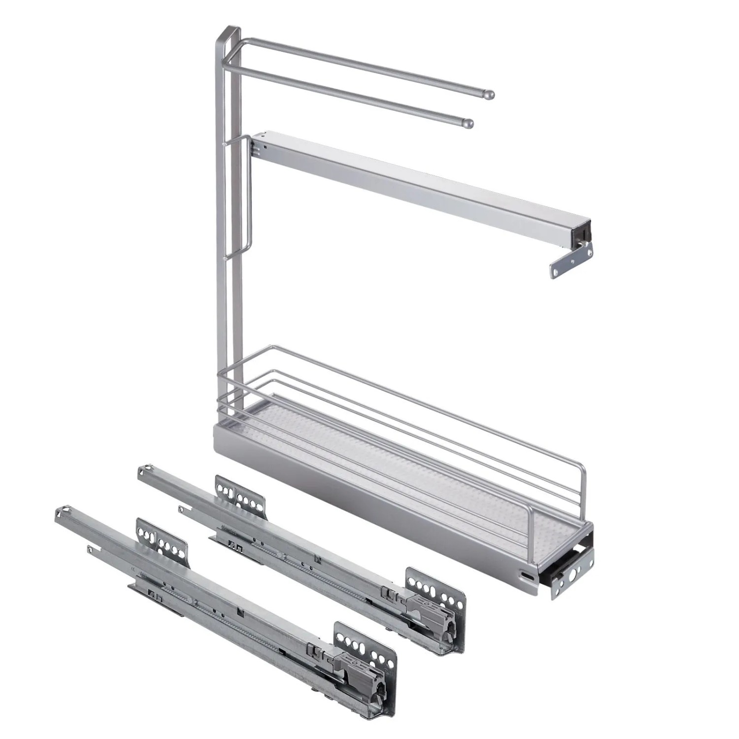 Kesseböhmer No 15 Handtuchhalterauszug Classic Silbergrau günstig online kaufen