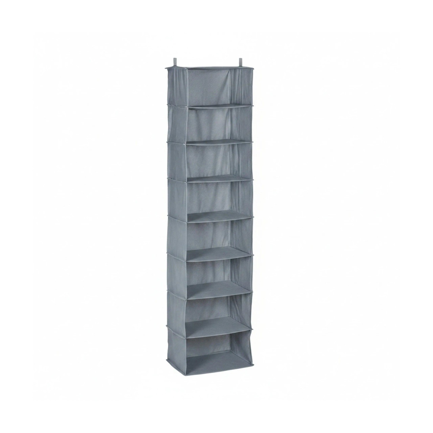 Relaxdays Hängeregal Kleiderschrank 8 Fächer Baumwolle Polyester Faltbar 140 cm x 36 cm x 20 cm 0,58 kg