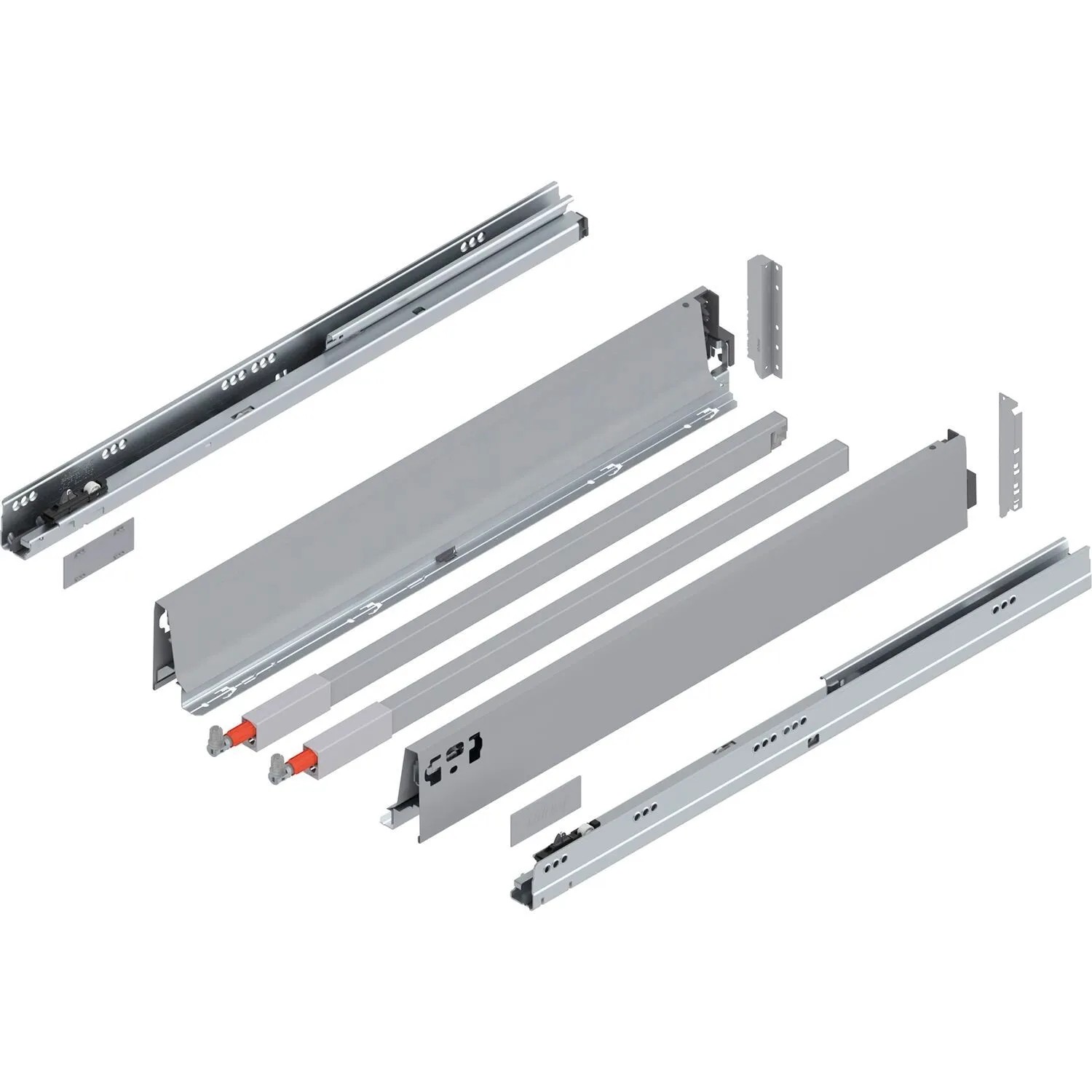 Blum D-Reling Tandembox antaro Vollauszug Blumotion 600 mm 30 kg Grau 1 Paar