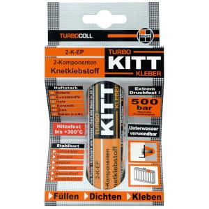 Boldt 2-K Epoxy Knetkleber TurboKitt 56g für Lack- und Karosseriereparatur. Kleben, füllen, modellieren.
