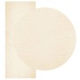 Cremefarbener, waschbarer Kurzflor-Teppich (80x200 cm) von vidaXL.