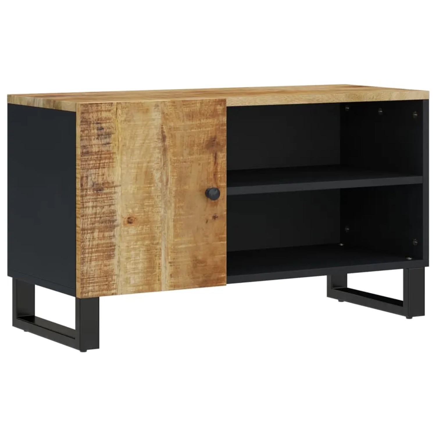 vidaXL TV-Schrank 80x33x46 cm Massivholz Mango & Holzwerkstoff  Modell 1
