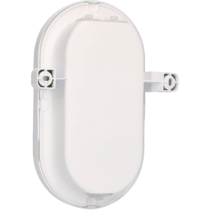 Weiße, ovale LED`s light Außen-Wandleuchte für Haus & Garten.