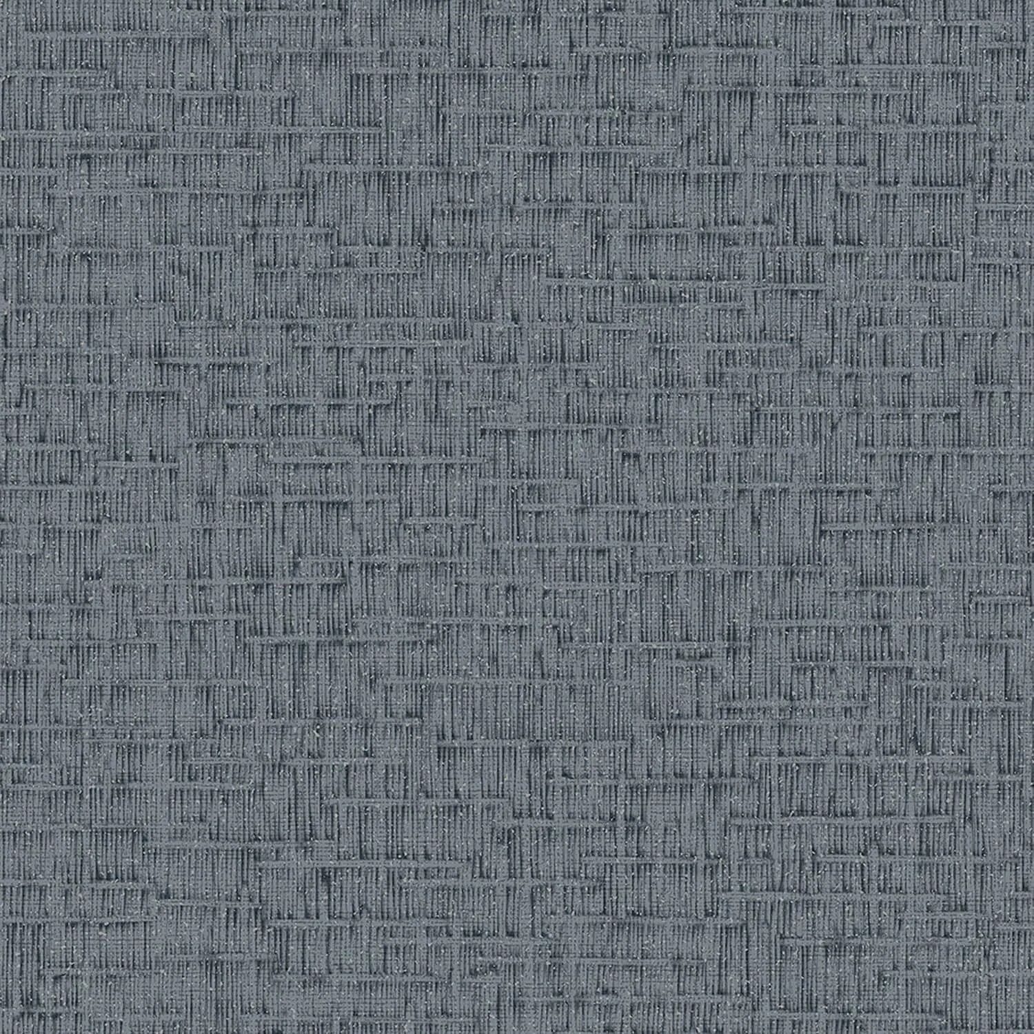 PROFHOME Sa524026-Di Struktur Tapete Uni Blau Tauben-Blau Grau-Blau 0,53 m x 10,05 m  5,33 m2