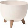 Beiger Siena Garden Blumentopf Oslo, Ø 29 cm, mit drei Füßen. Skandinavisches Design für Haus und Garten.