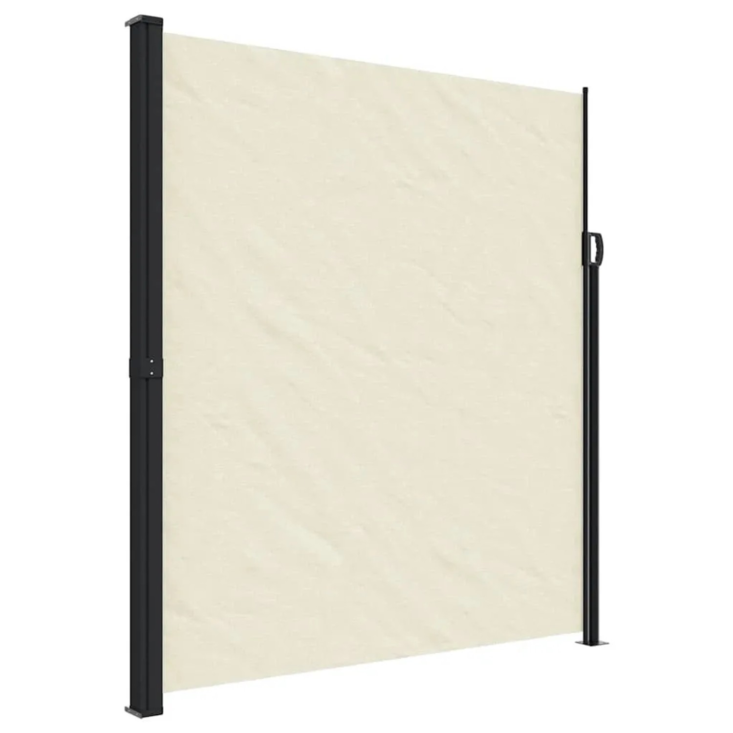vidaXL Seitenmarkise Ausziehbar Creme 220x600 cm 4004565