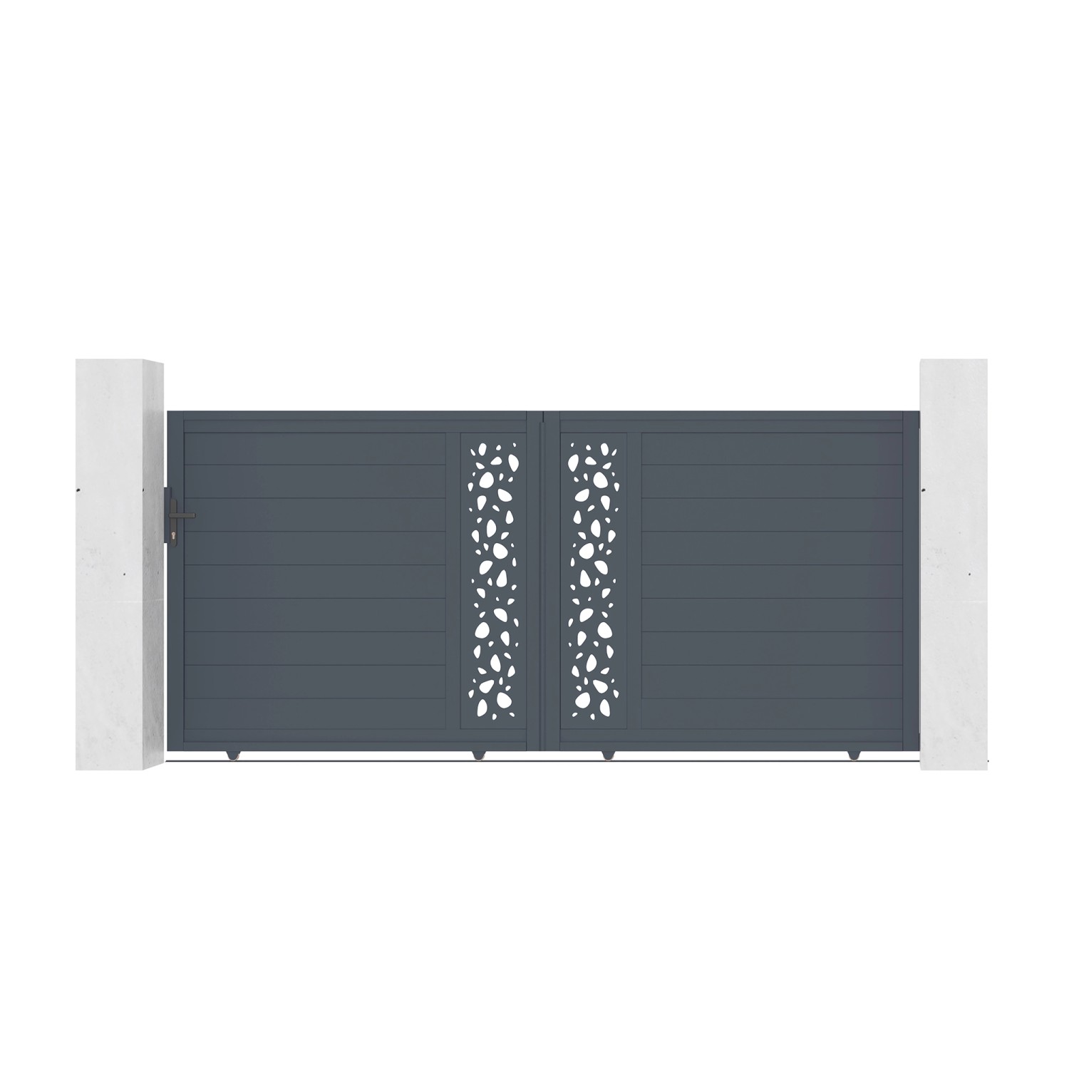 Casanoov Schiebetor 3 5M Sunny H 160Cm & Gartentür 1M Sunny H 160Cm Alumini günstig online kaufen