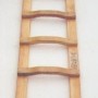 Holz Dachdeckerleiter mit 17 Sprossen, ideal für sichere Dacharbeiten.