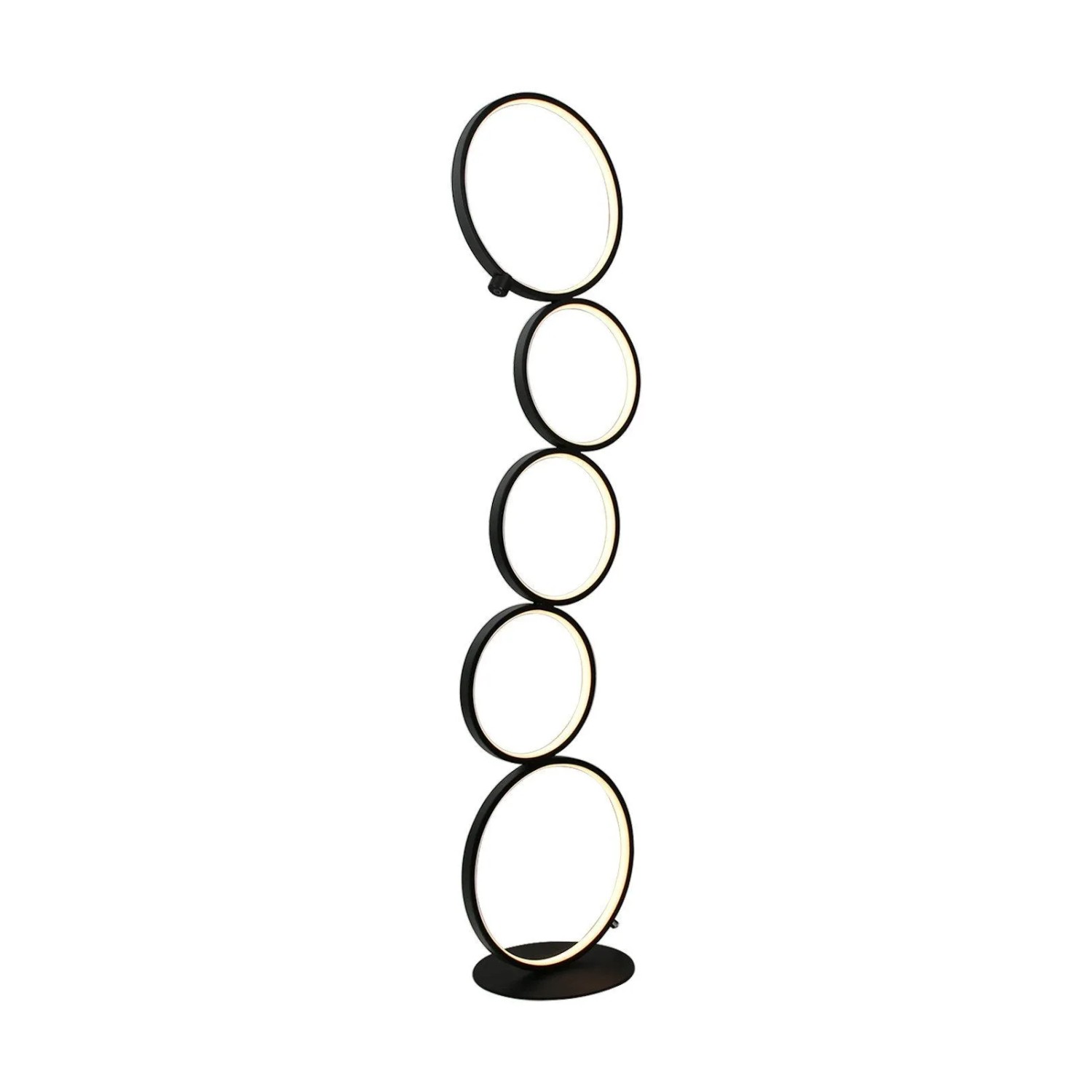 Nettlife Wagner Stehlampe aus Metall Schwarz L 26 cm