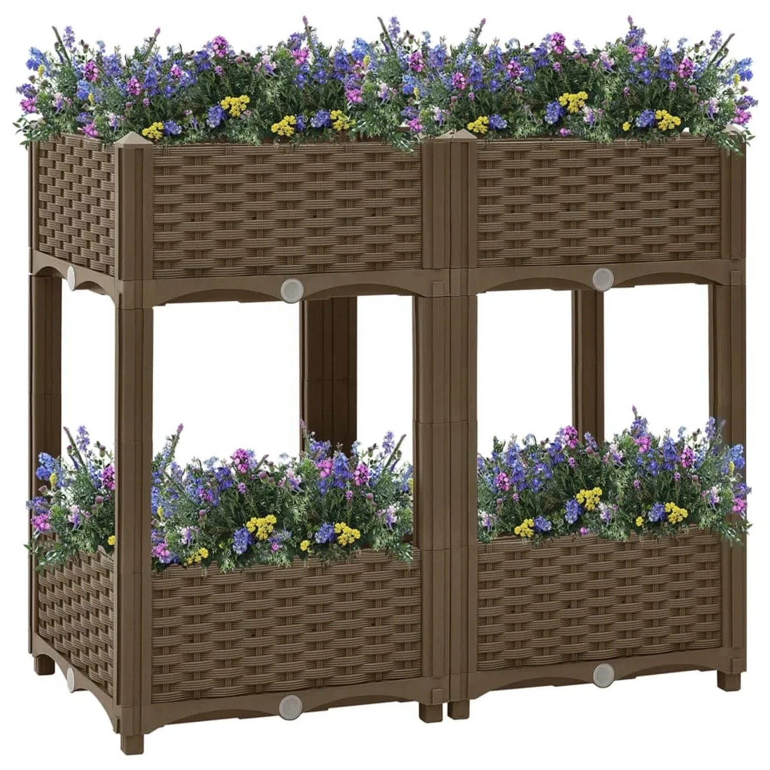 furnicato Hochbeet 80x40x71 cm Polypropylen
