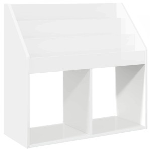 vidaXL Kinderregal Hochglanz Weiß 72,5 x 29,5 x 69 cm Holzwerkstoff 892383