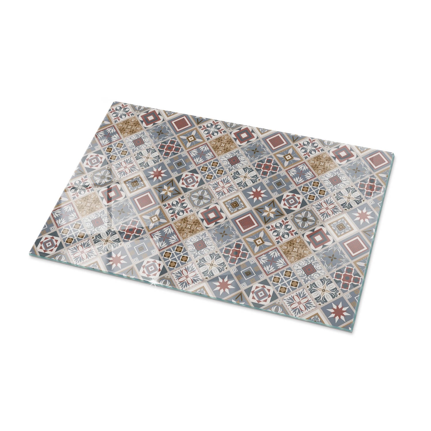Tulup Tischplatte Mosaikmuster mit Ornamenten Couchtischplatte 100x70 cm Gr günstig online kaufen