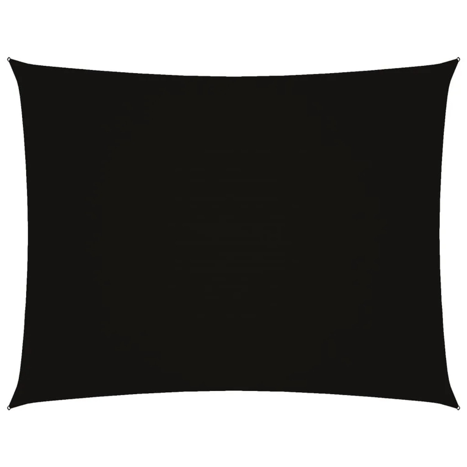 vidaXL Sonnensegel Oxford-Gewebe Rechteckig 3x4,5 m Schwarz 135761