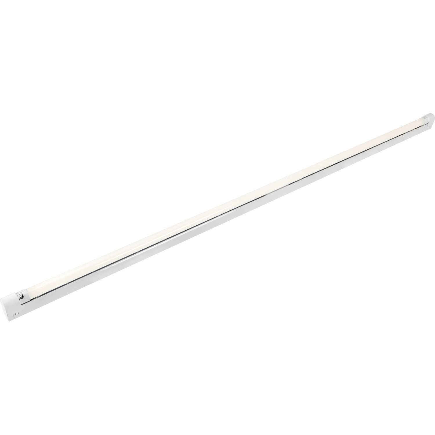 LED-Lichtleiste Glas Weiß 24 W 4.000 K 152,5 x 3 x 5,5 cm IP20