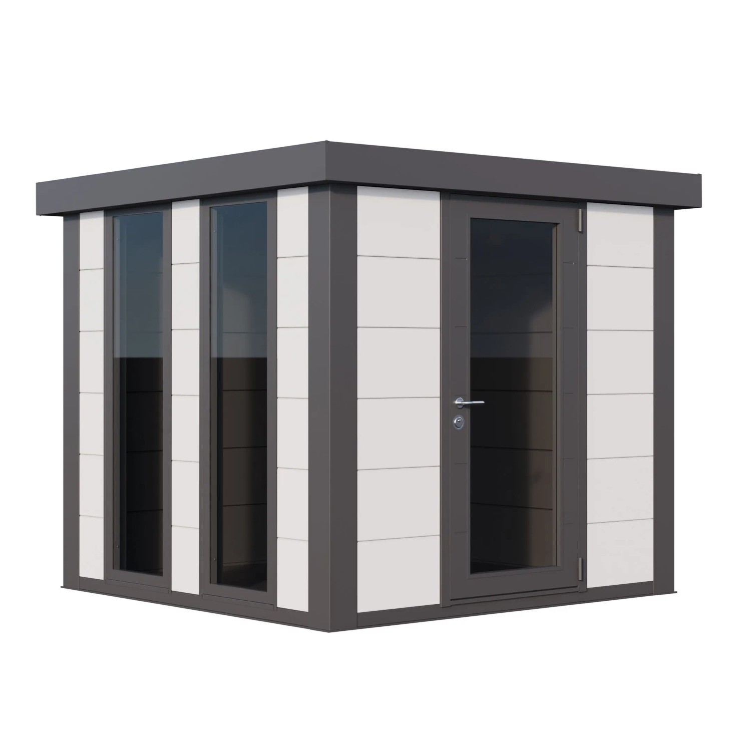 Gerätehaus Luminato 2424 Weiß 238 cm x 238 cm günstig online kaufen