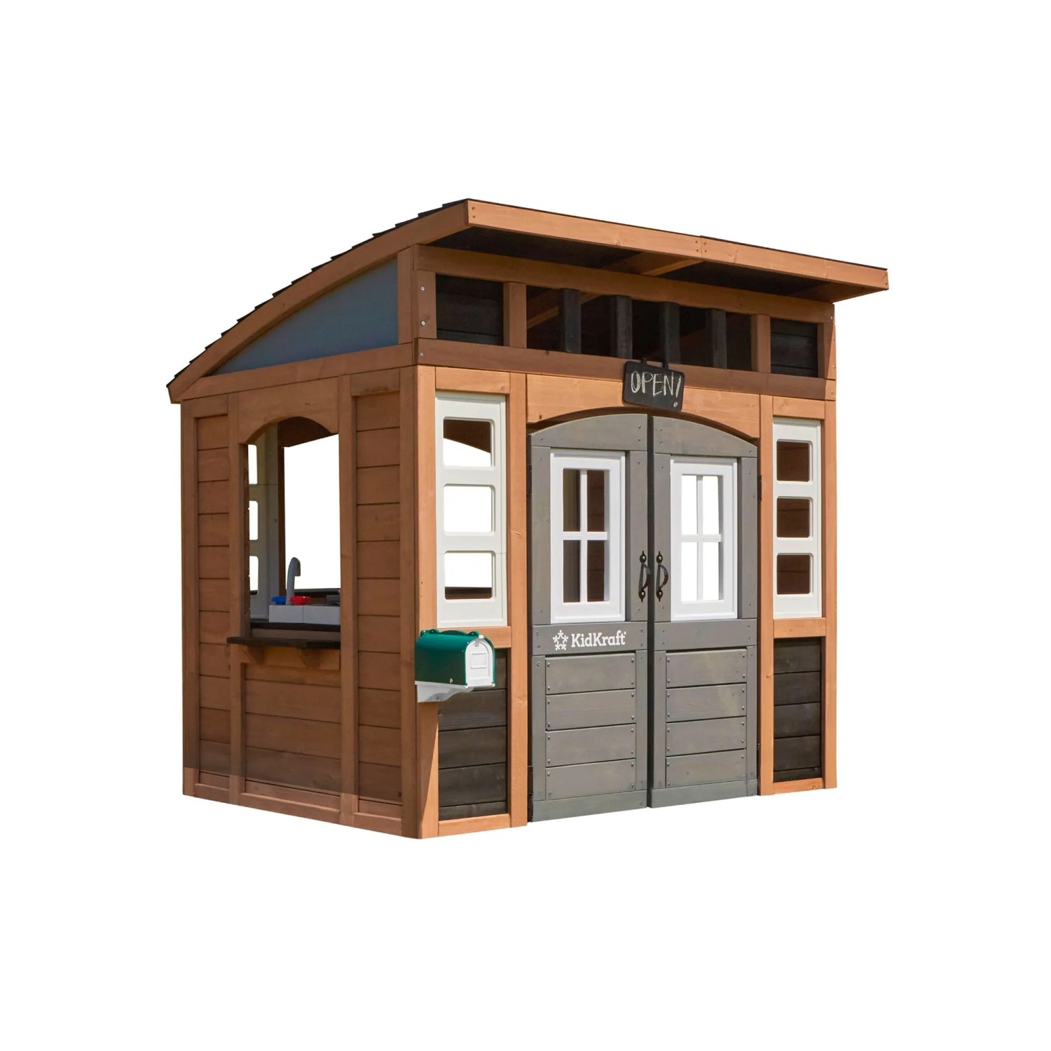 Zwerkules Spielhaus Trolli Natur 155,63 cm x 177,3 cm x 138,86 cm