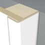 Weiße Winkelleiste (28x28 mm) als Zubehör für Paneele, zur Verkleidung von 90° Ecken.